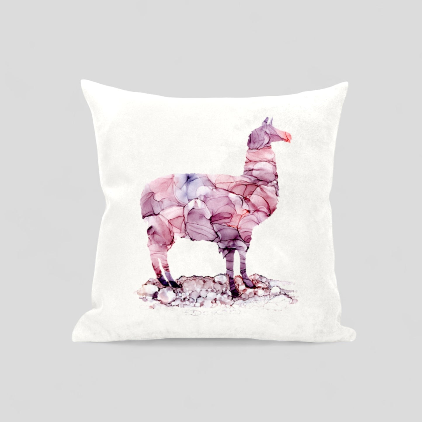 Soft Touch Llama Cushion