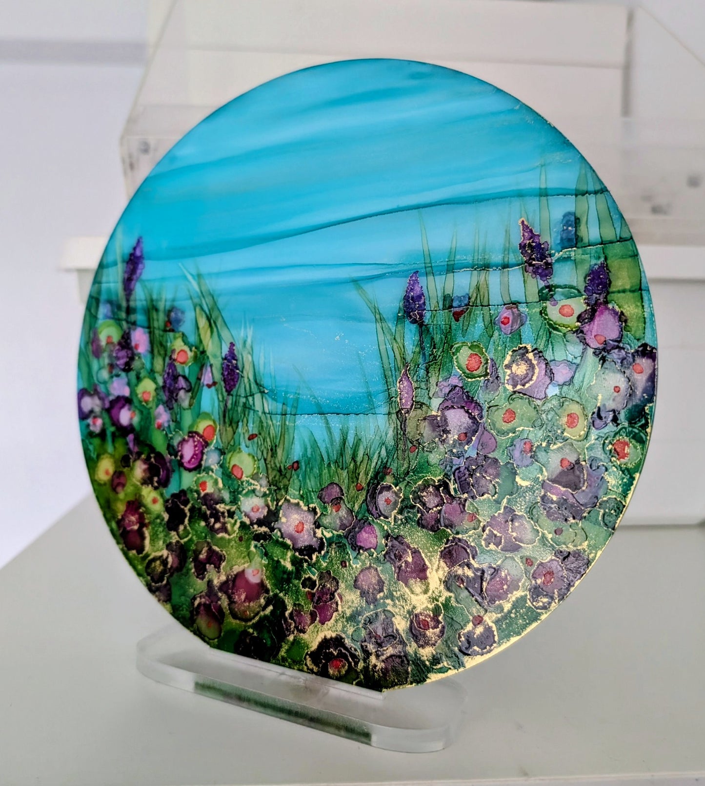Alcohol Ink Wild Flower Painting Workshop