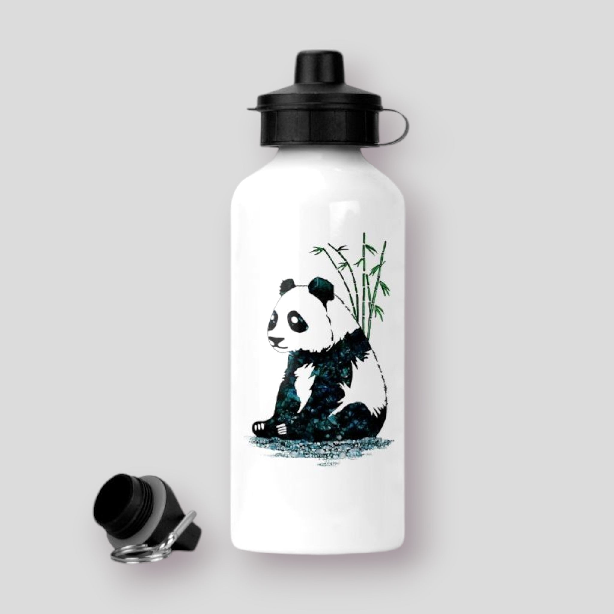 Panda Water Bottle – Nichol Stokes Designs