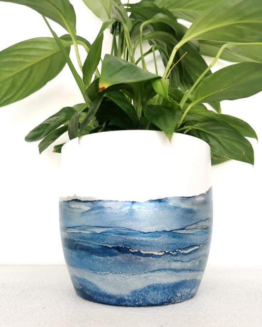 Alcohol Ink Planter Workshop