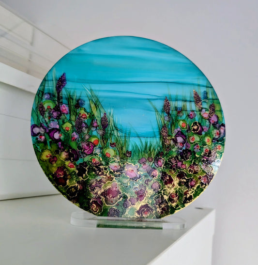 Alcohol Ink Wild Flower Painting Workshop